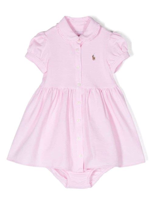 Abito bambina pagliaccetto rosa RALPH LAUREN KIDS | 310734896001